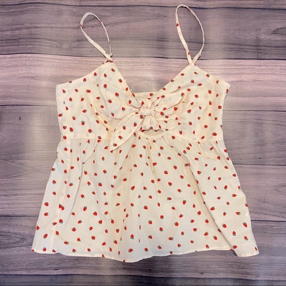 Madewell Tops - NWT Madewell Tie Front Tank